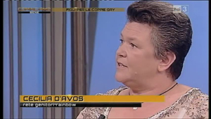 Cecilia d'Avos a RAI3 - 23 agosto 2012